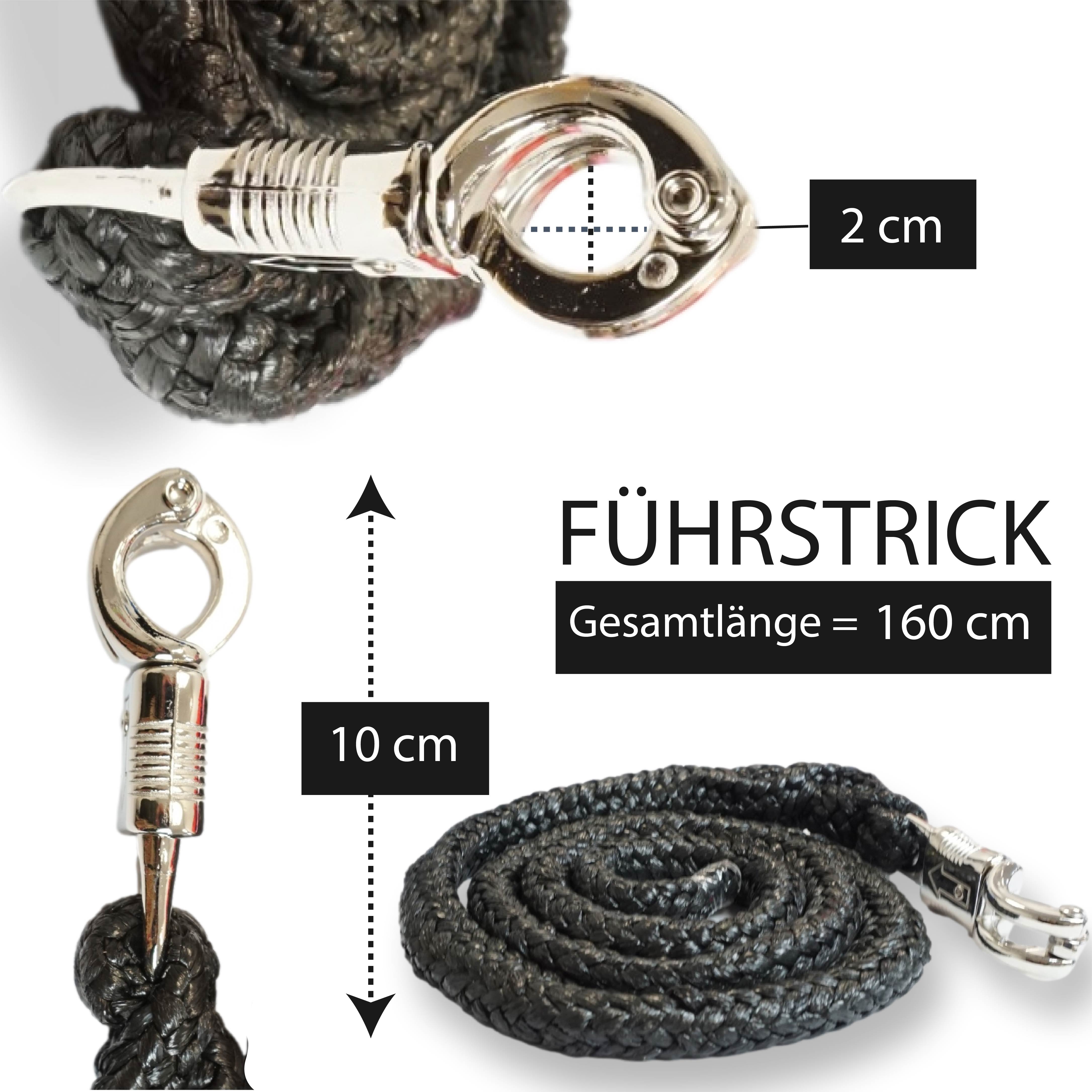 Führstrick mit Panikhaken, Länge 1,60 m